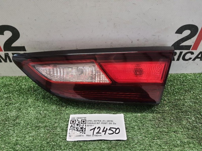Fanale INT POST DX 39098789 Opel Astra K 2019