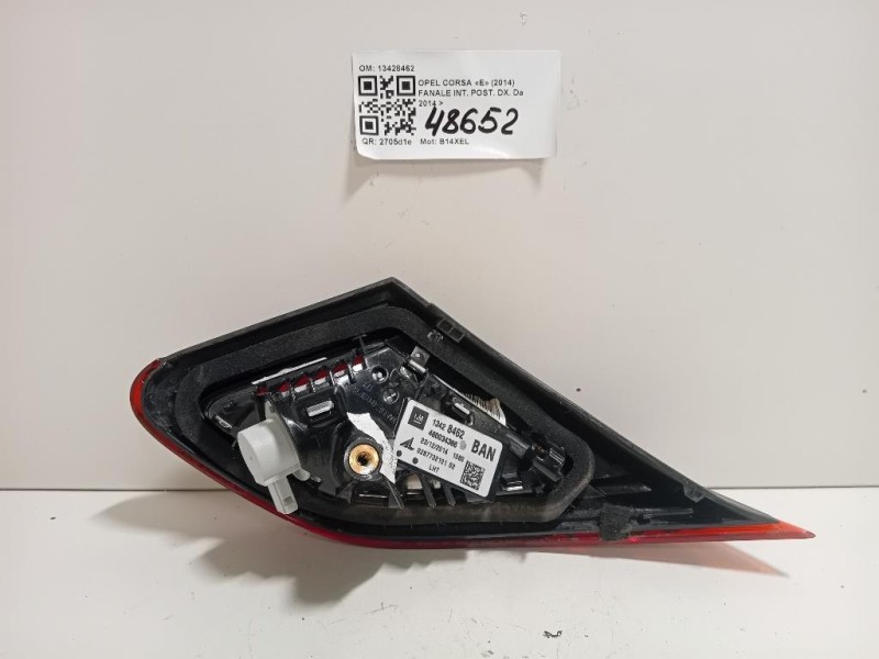 Fanale INT POST DX 13428462 Opel Corsa E 2014