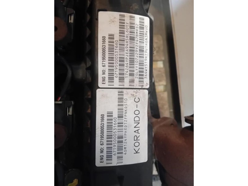 Motore Completo D20DTF 150 CV110KW Ssangyong Korando III 2011