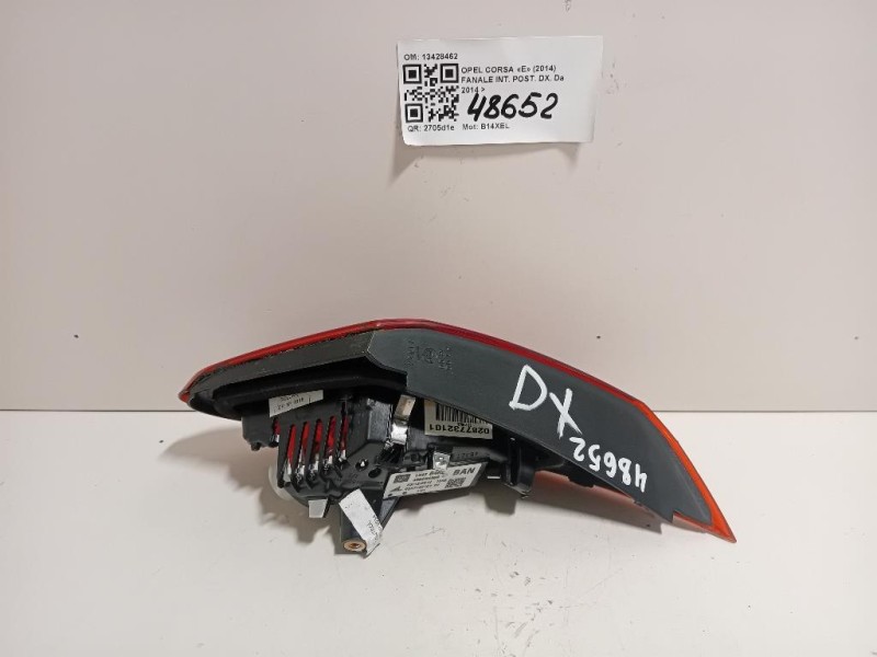 Fanale INT POST DX 13428462 Opel Corsa E 2014