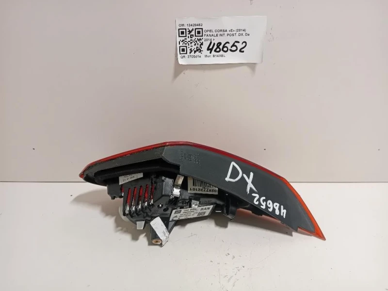 Fanale INT POST DX 13428462 Opel Corsa E 2014