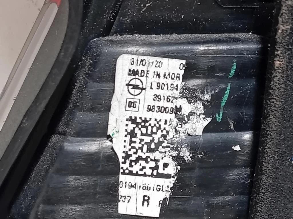 Fanale INT POST DX 9830096180 DX DESTRO Opel Corsa F 2019