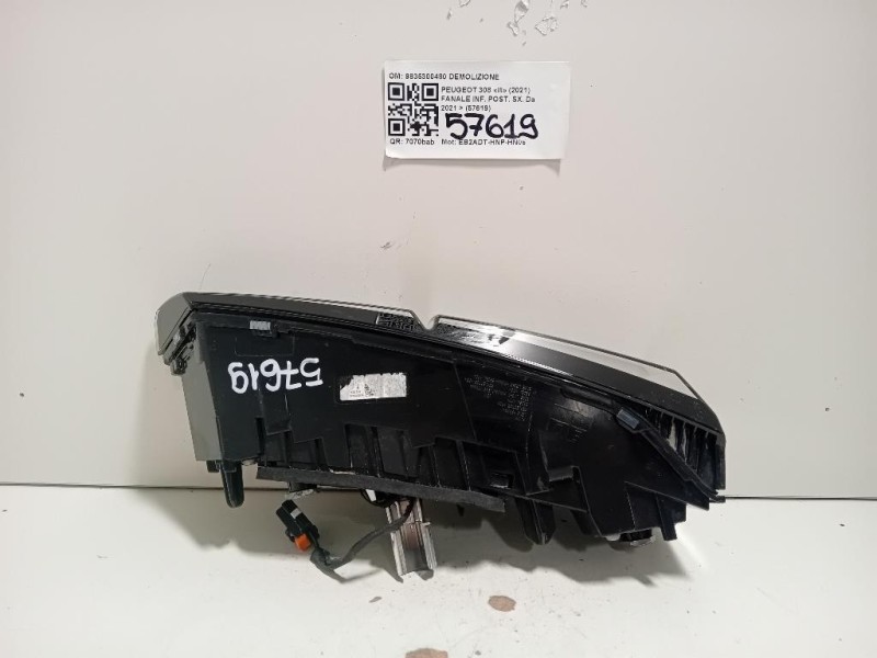 Fanale INF POST SX 9835300480 Peugeot 308 III 2021