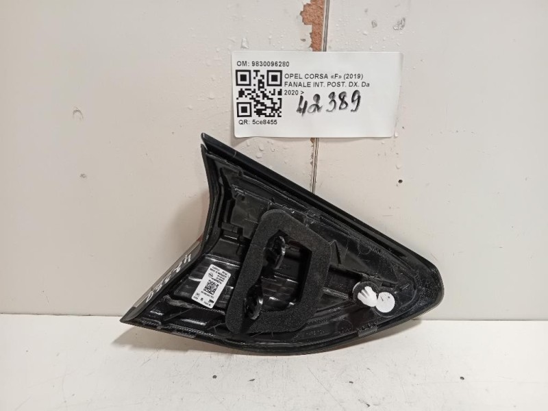 Fanale INT POST DX 9830096280 Opel Corsa F 2019