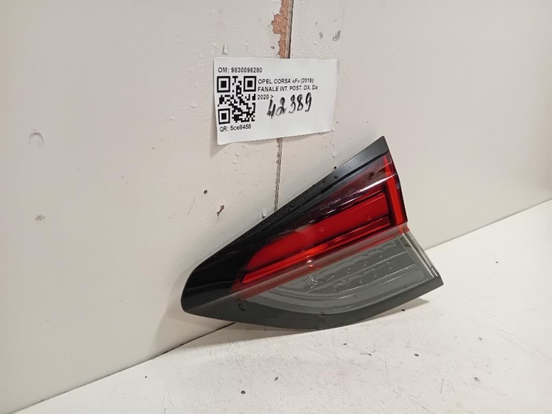 Fanale INT POST DX 9830096280 Opel Corsa F 2019