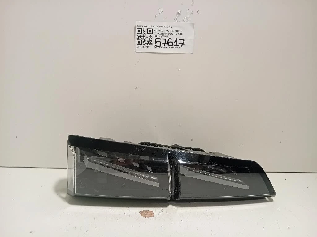 Fanale INF POST SX 9836300480 Peugeot 308 III 2021
