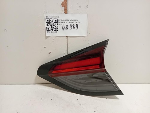 Fanale INT POST DX 9830096280 Opel Corsa F 2019