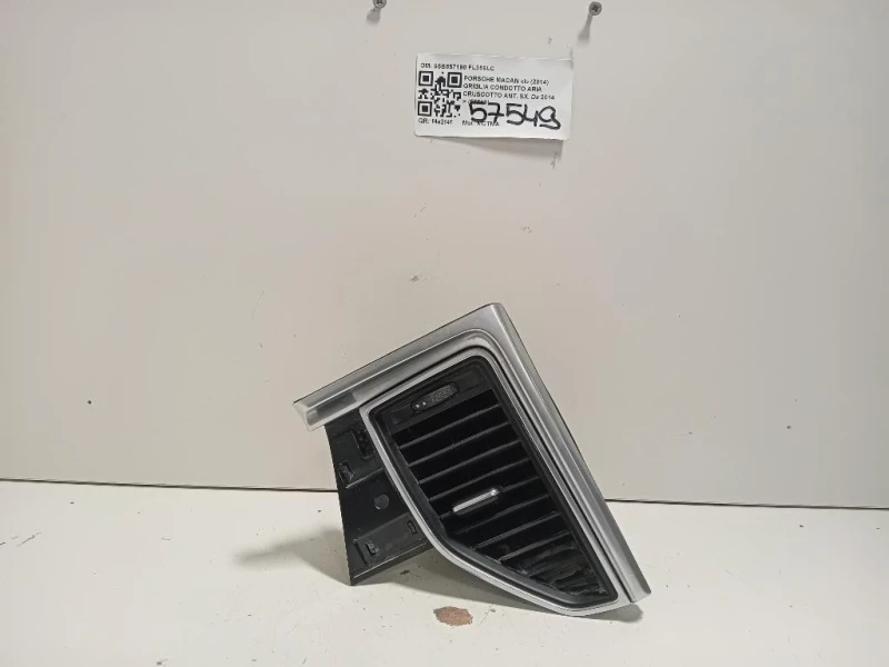 Griglia Condotto ARIA Cruscotto ANT SX 95B857190 Porsche Macan I 2014