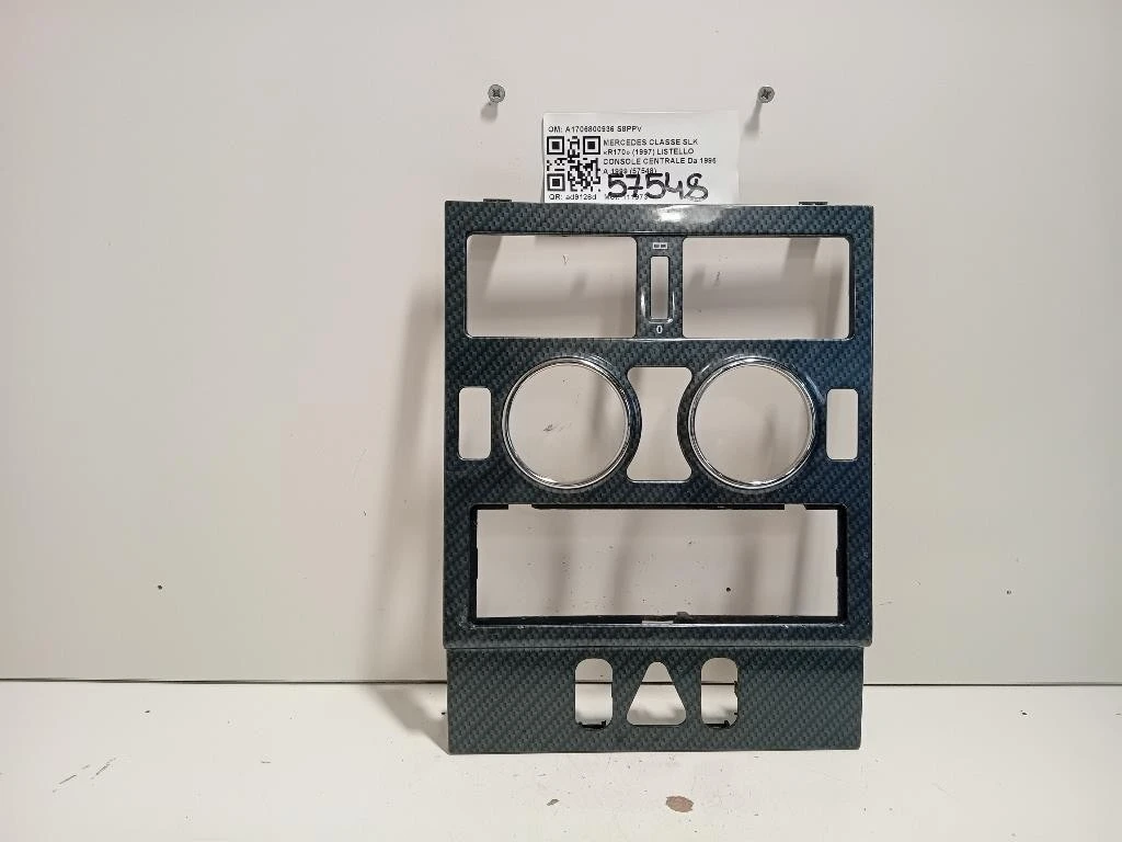 Listello Console Centrale A1706800936 Mercedes Classe SLK R170 1997