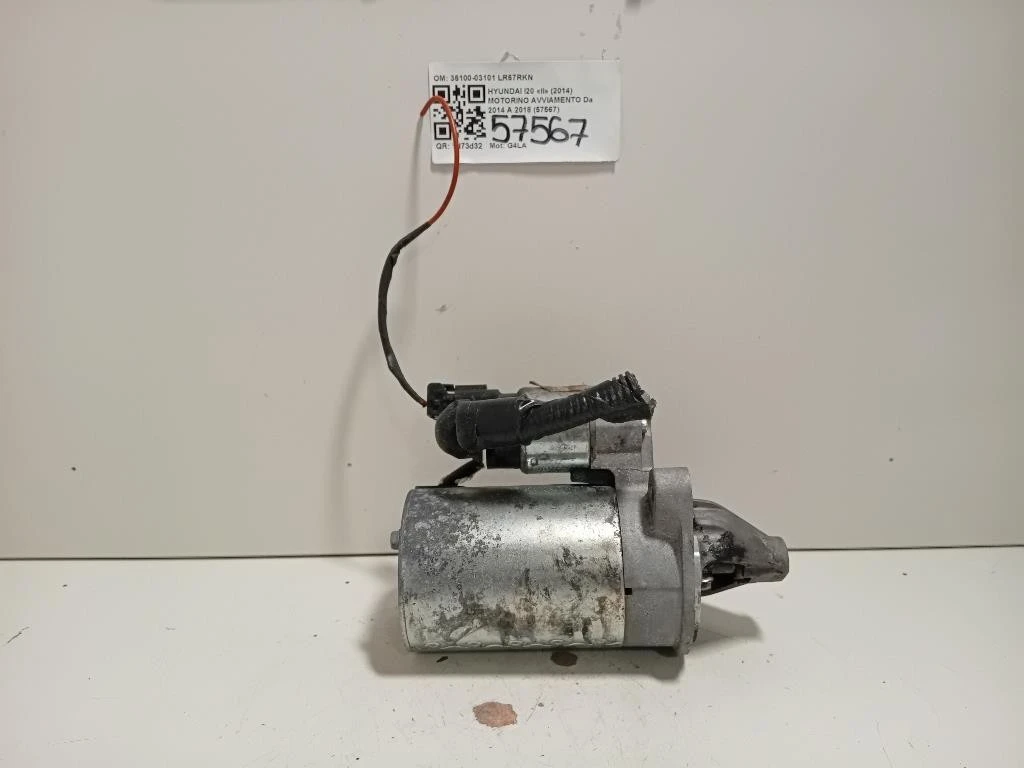Motorino Avviamento 36100-03101 Hyundai I20 II 2014