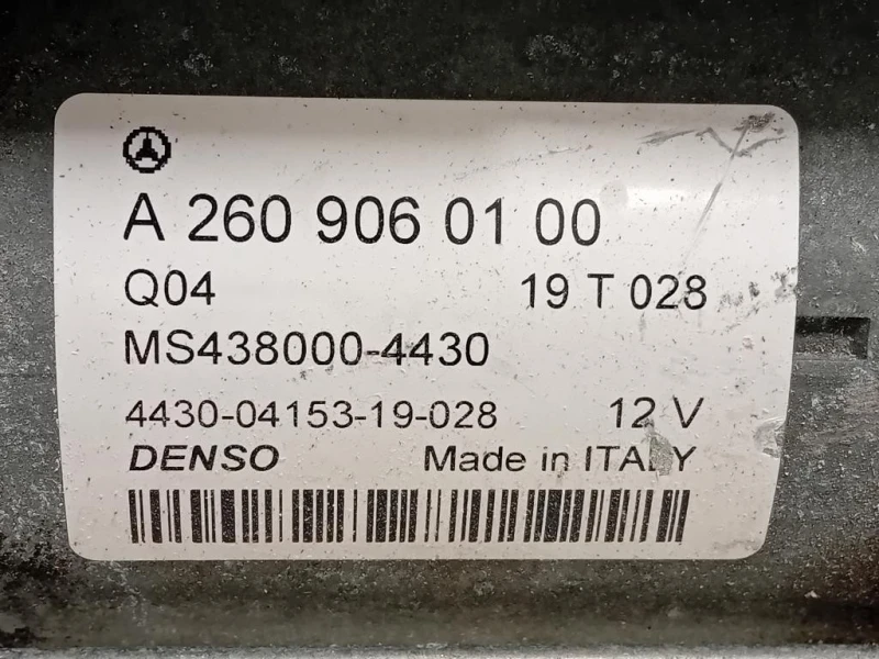 Motorino Avviamento A2609060100 Mercedes Classe A W177 2018