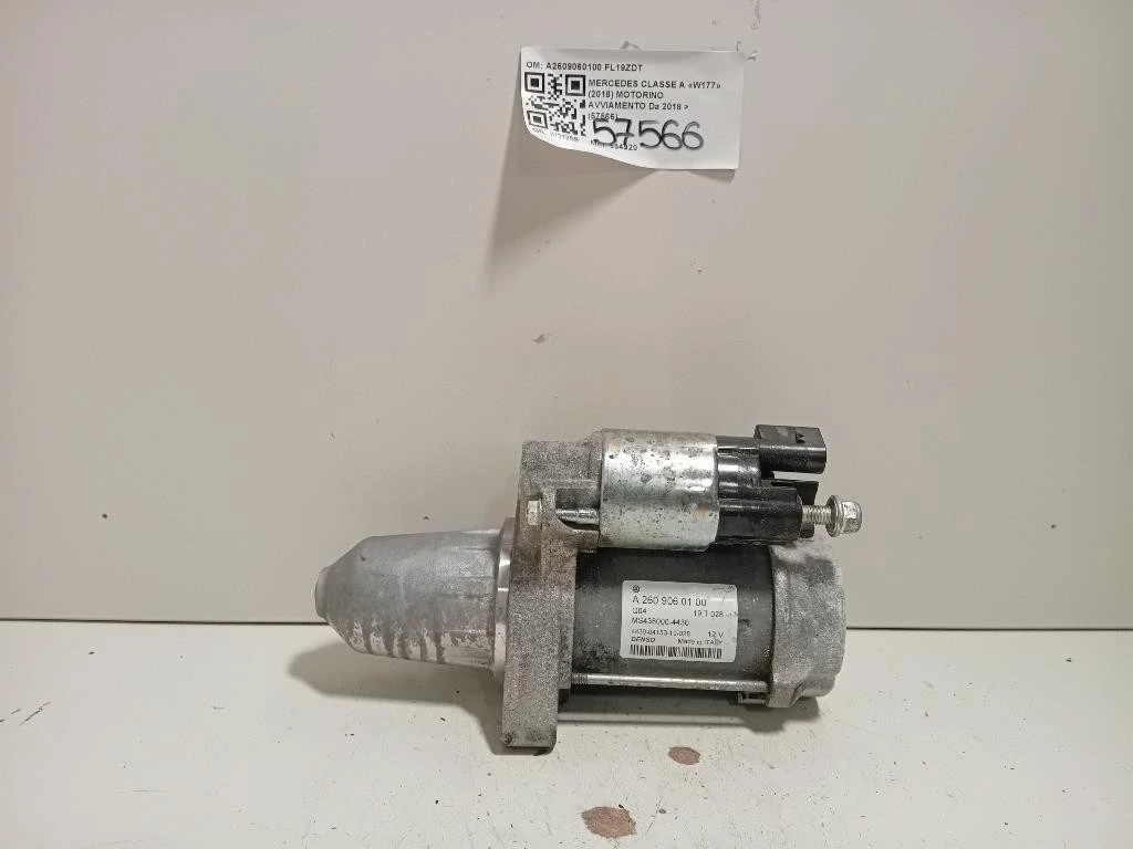 Motorino Avviamento A2609060100 Mercedes Classe A W177 2018