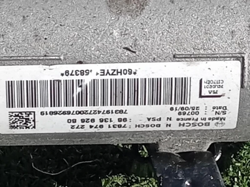 Scatola Sterzo Cservosterzo 7831974272 Opel Vivaro C 2019