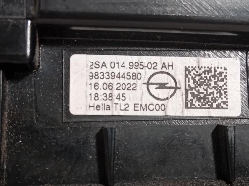 Fanale INT POST DX 9833944580 Opel Mokka B 2020