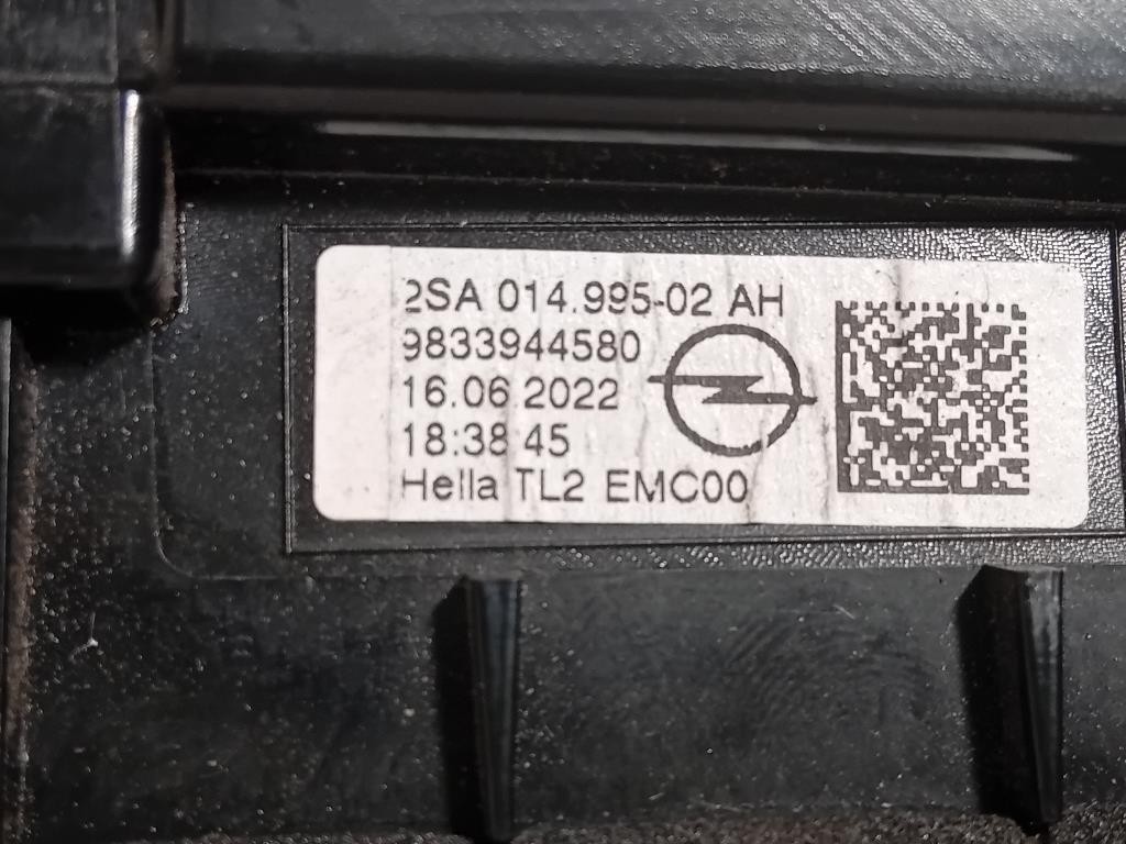 Fanale INT POST DX 9833944580 Opel Mokka B 2020