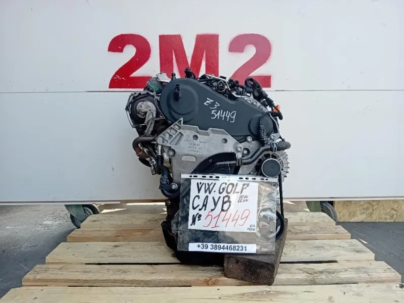 Motore Completo CAYB 90 CV 66 KW Volkswagen GOLF VI 2009