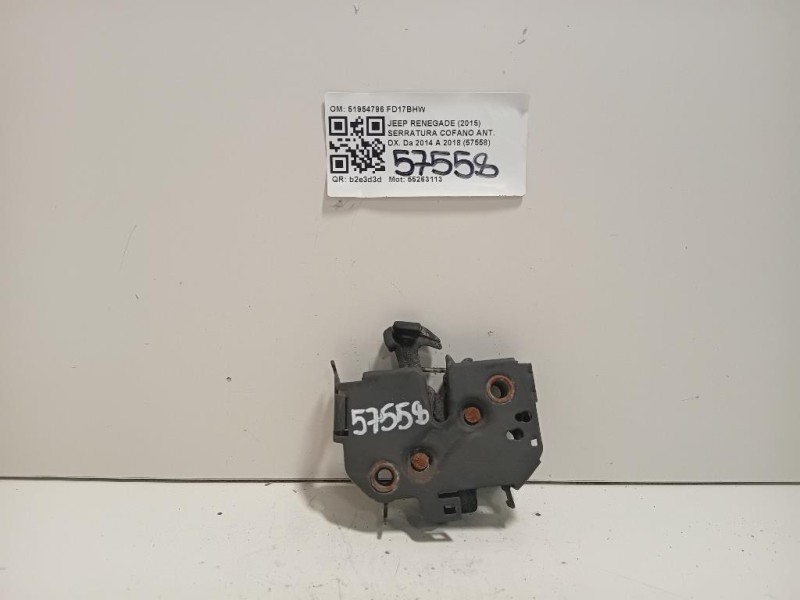 Serratura Cofano ANT DX 51954796 Jeep Renegade 2015