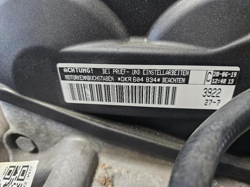 Motore Completo DKRF 115 CV 85 KW 25776 KM Volkswagen GOLF VII 2017