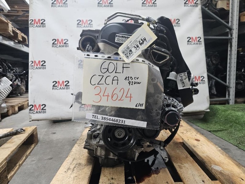 Motore Completo CZCA 125CV 92KW Volkswagen GOLF VII 2017
