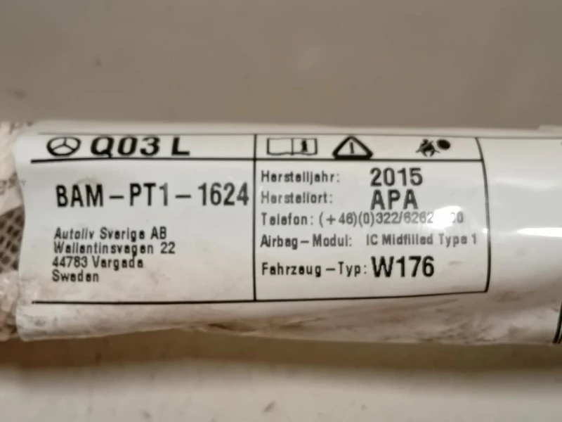 Air-bag A Tendina SX 623640201D Mercedes Classe A W176 2015