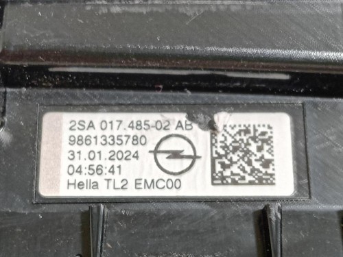 Fanale INT POST DX 9861335780 Opel Mokka B 2020