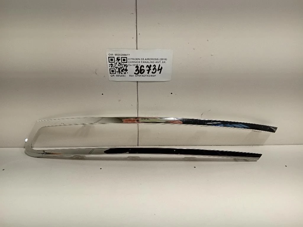 Cornice Fanalino ANT SX 9820295677 Citroen C5 Aircross 2018