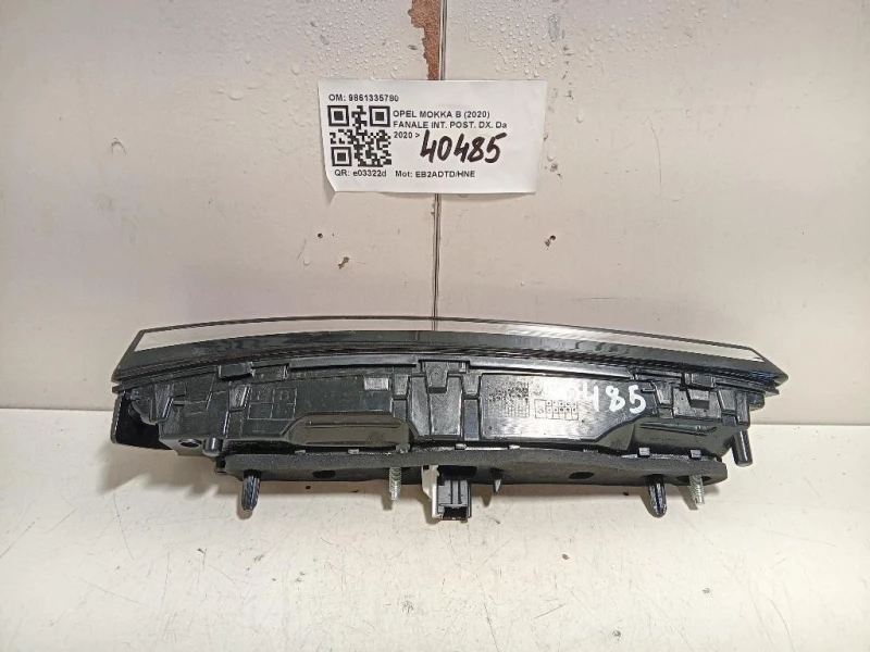 Fanale INT POST DX 9861335780 Opel Mokka B 2020
