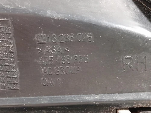 Cornice Fendinebbia DX 13286025 Opel Corsa D 2010