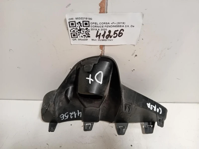 Cornice Fendinebbia DX 9830218180 Opel Corsa F 2019