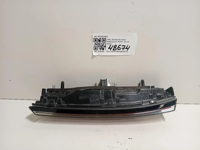 Fanale INT POST DX 9833944580 Opel Mokka B 2020