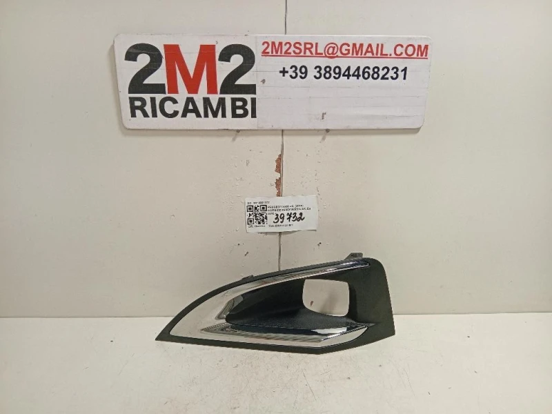 Cornice Fendinebbia SX 9810881377 Peugeot 3008 II 2016