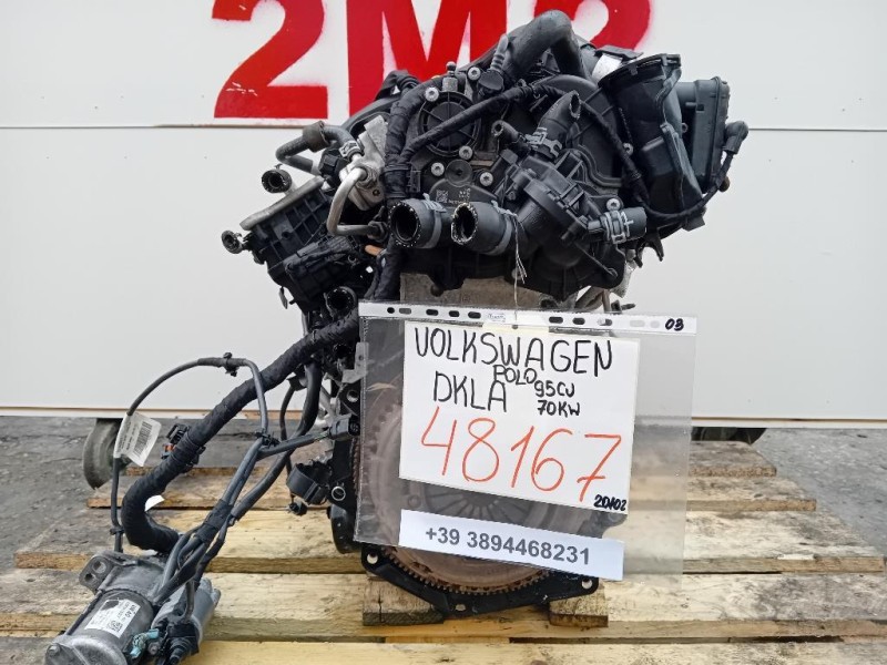 Motore Completo DKLA 95 CV 70 KW Volkswagen POLO VII 2017