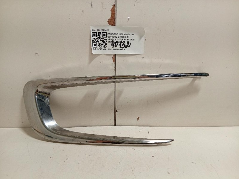 Cornice Griglia DI Ventilazione Paraurti ANT 9802523677 Peugeot 2008 I 2016