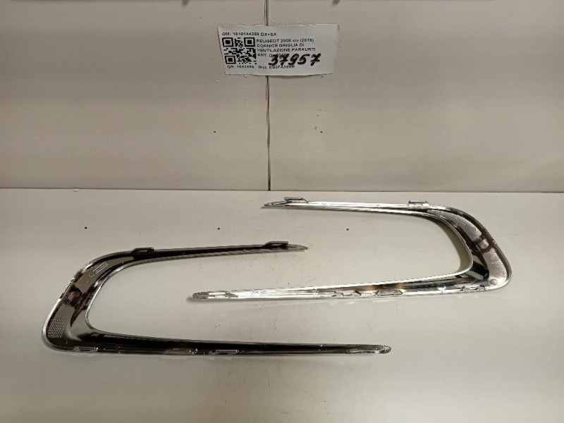Cornice Griglia DI Ventilazione Paraurti ANT 1610144280 DX+SX Peugeot 2008 I 2016