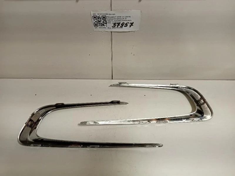 Cornice Griglia DI Ventilazione Paraurti ANT 1610144280 DX+SX Peugeot 2008 I 2016