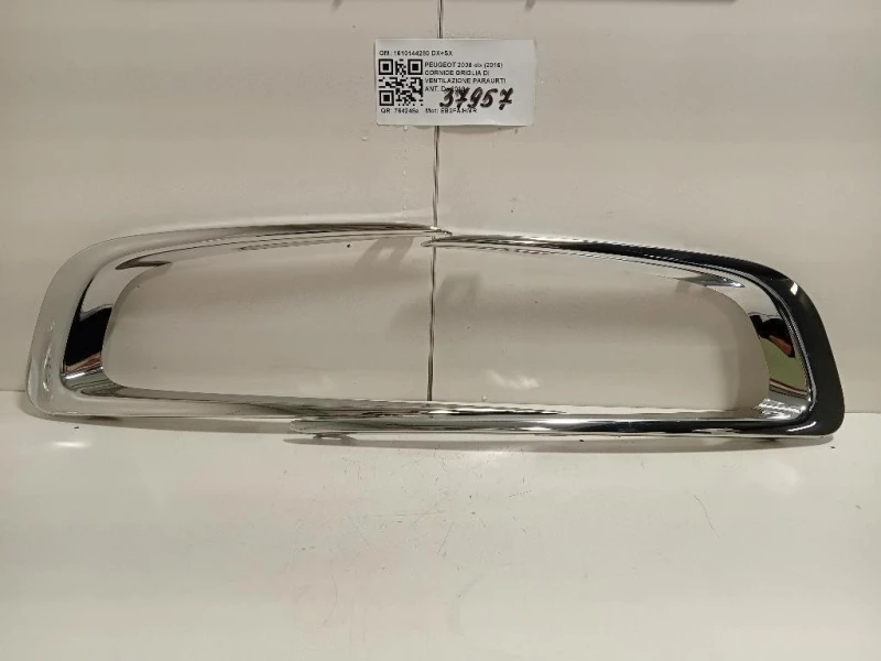 Cornice Griglia DI Ventilazione Paraurti ANT 1610144280 DX+SX Peugeot 2008 I 2016