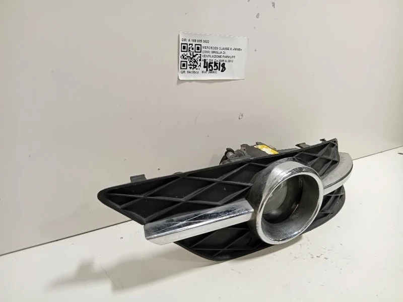 Cornice Griglia DI Ventilazione Paraurti ANT DX A 169 885 3022 Mercedes Classe B W245 2009