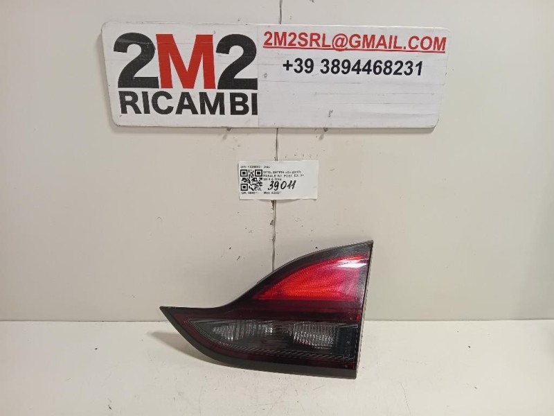 Fanale INT POST DX 13288831 AGJ Opel Zafira C 2012