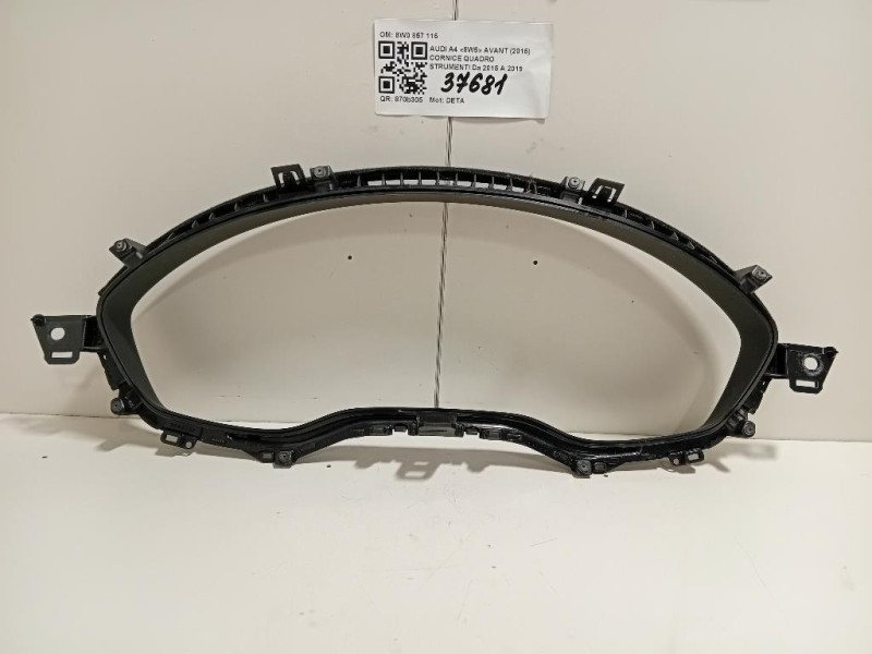 Cornice Quadro Strumenti 8W0 857 115 CORINCE Audi A4 8W5 Avant 2015