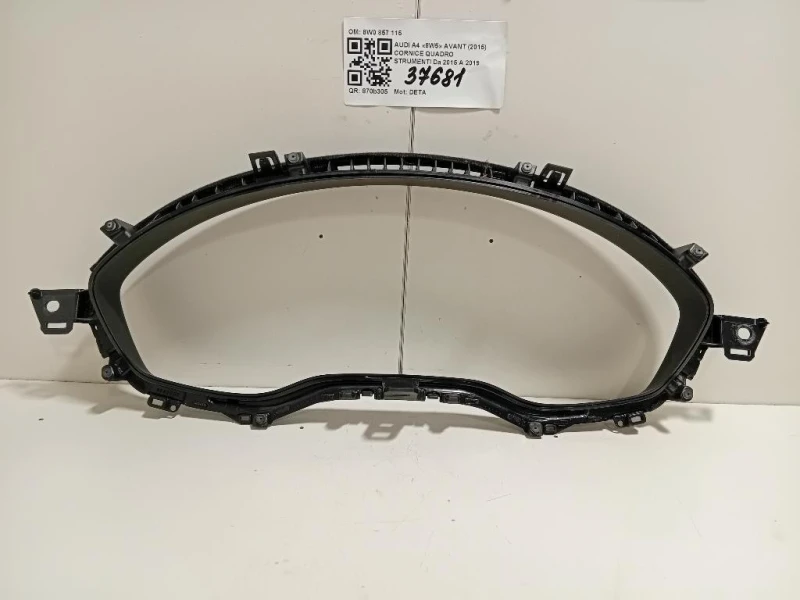Cornice Quadro Strumenti 8W0 857 115 CORINCE Audi A4 8W5 Avant 2015