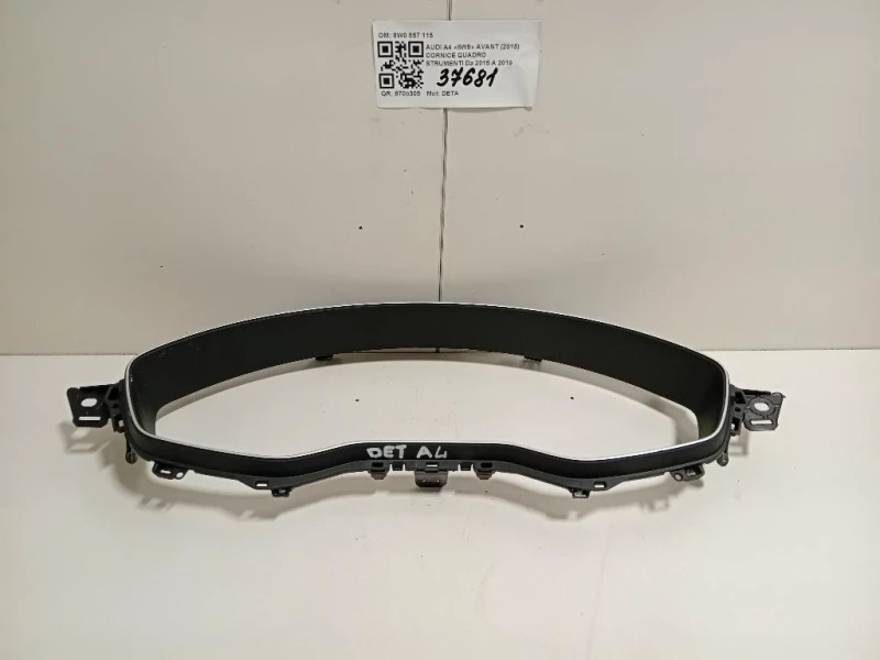 Cornice Quadro Strumenti 8W0 857 115 CORINCE Audi A4 8W5 Avant 2015