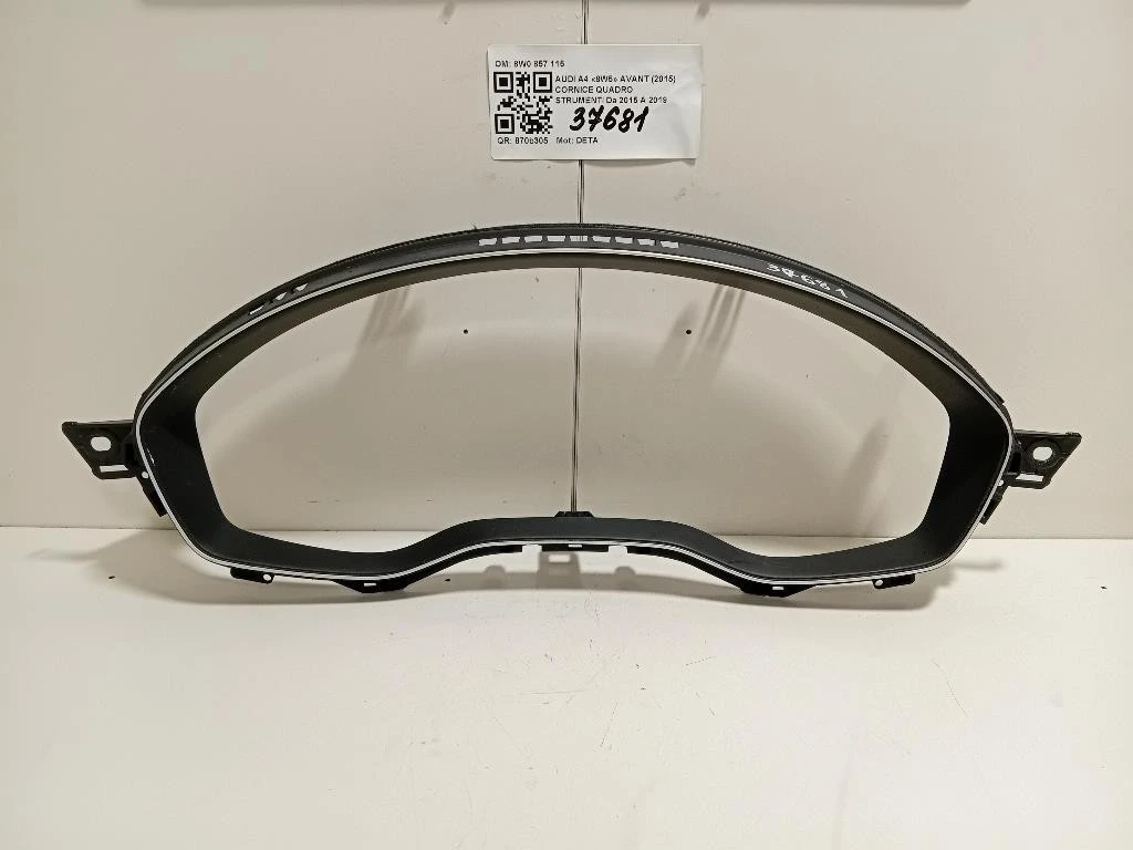 Cornice Quadro Strumenti 8W0 857 115 CORINCE Audi A4 8W5 Avant 2015