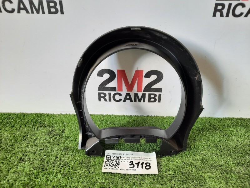 Cornice Quadro Strumenti 735593530 CORNICE Fiat 500 II 2008