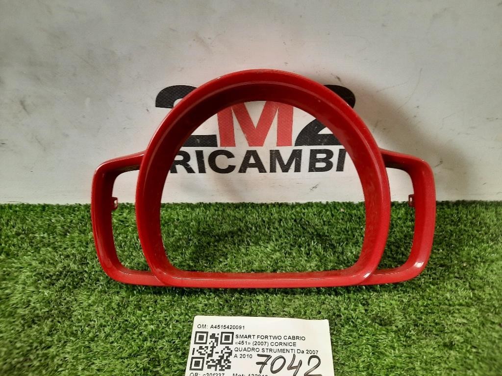Cornice Quadro Strumenti A4515420091 COPERCHIO Smart Fortwo Cabrio 451 2007