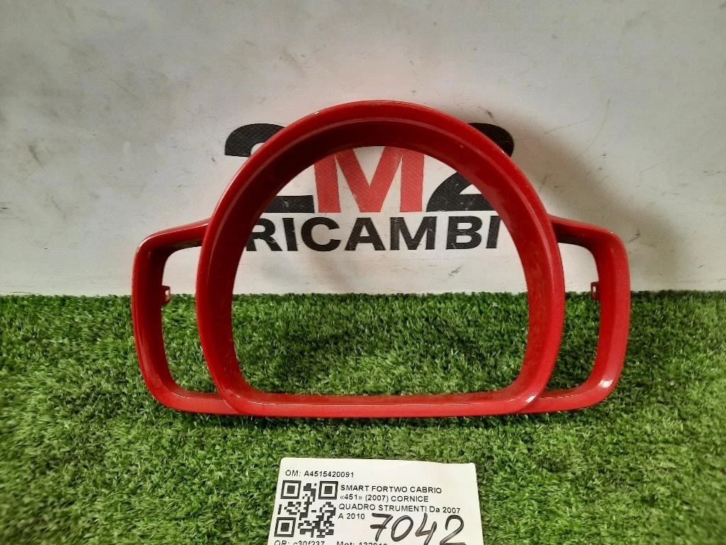 Cornice Quadro Strumenti A4515420091 COPERCHIO Smart Fortwo Cabrio 451 2007