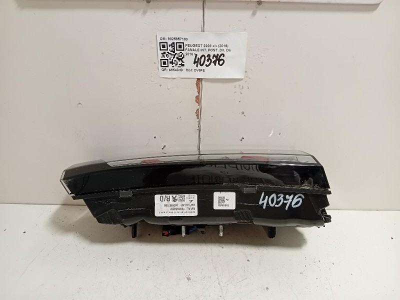 Fanale INT POST DX 9825957180 Peugeot 2008 II 2020