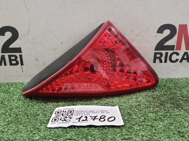 Fanale INT POST DX 26038012 Peugeot 3008 I 2009