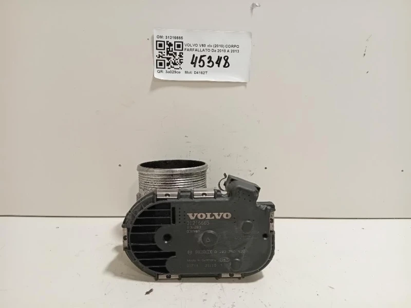 Corpo Farfallato 31216665 Volvo V60 I 2010
