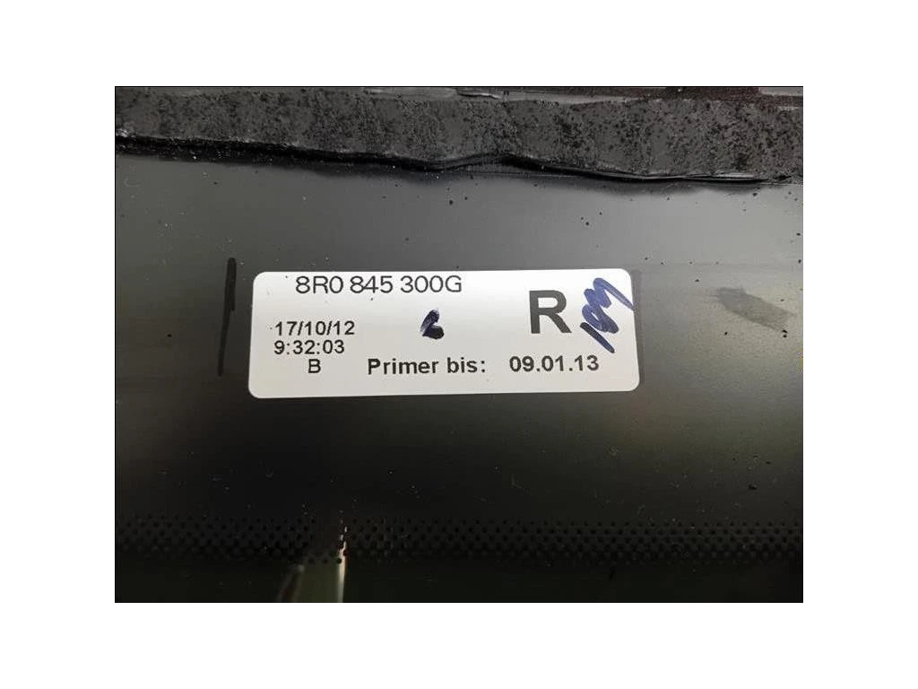 Cristallo Fisso Parafango POST DX 8R0845300ENVB 8R0845300G Audi Q5 8RB 2012