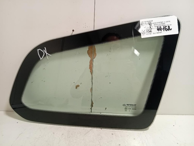 Cristallo Fisso Parafango POST DX 833064642R Dacia Duster II 2018